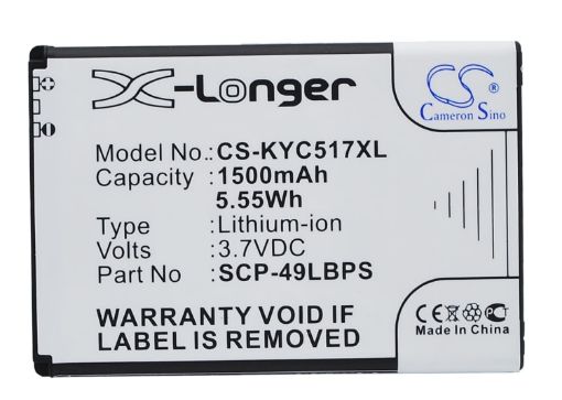 Kyocera SCP-49LBPS Battery Replacement for C5155 C5170 - 1