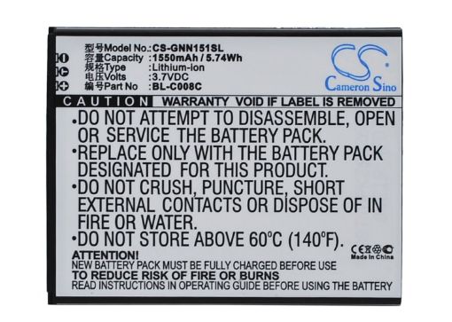 Gionee BL-C008C Battery Replacement for GN151 - 1