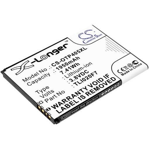 Alcatel TLI020F7 Battery Replacement for One Touch 4 5.0 Pixi 4 (5) - 1