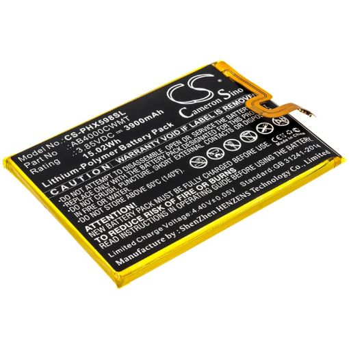 Picture of Battery Replacement Philips AB4000CWMT for CTS598 X598