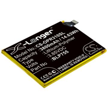 Oppo BLP755 Battery Replacement for PCLM50 PDCT00 - 1