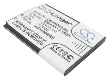 Samsung AB043446BC Battery Replacement for GT-C5212 GT-E1080 - 1