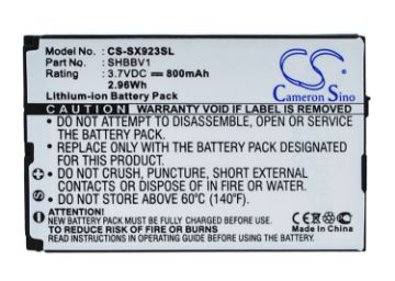 Sharp SHBBV1 Battery Replacement for 9020C 923SH - 1