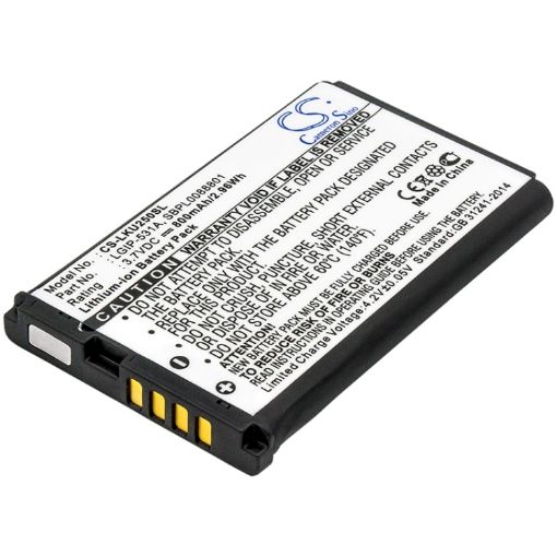 T-Mobile LGIP-531A SBPL0088801 Battery Replacement for A170 A180 - 1