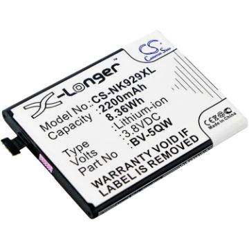 Replacement Battery Nokia BV-5QW for Lumia 929 - 1