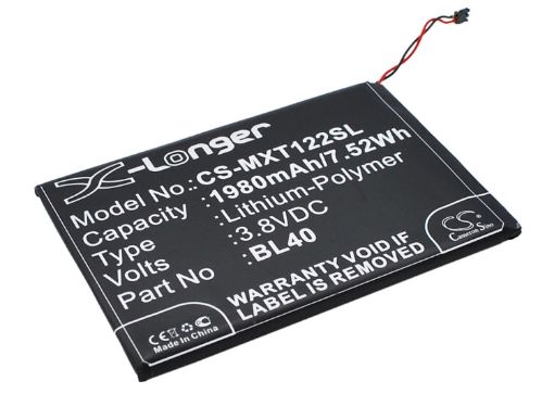 Motorola BL40 Battery Replacement for Moto E Moto E Dual TV - 1
