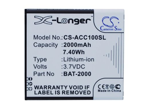 Replacement Battery Acer BAT-2000 for Liquid C1 - 1