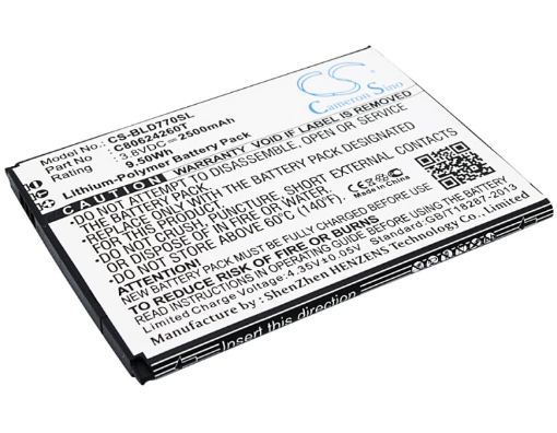Battery Replacement Blu C80624260T for D770U Studio X Plus - 1
