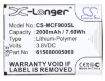 Mobistel 615080005069 Battery Replacement for Cynus F9 4G - 5