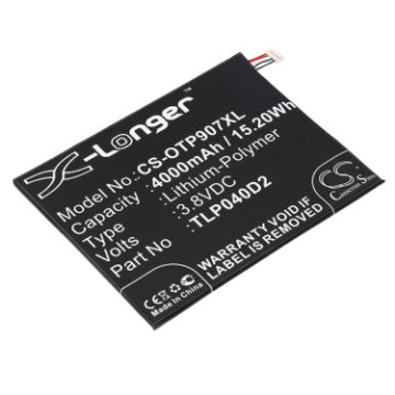 Alcatel TLP040D2 Battery Replacement for 9007T One Touch Pixi 3 7 - 1