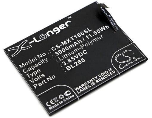 BL265 Battery Replacement for Motorola Kung-Fu Moto M - 1