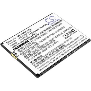 Philips AB2000LWMT Battery Replacement for Xenium CTS310X & S310X - 1