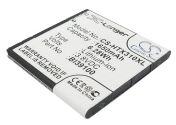 Battery Replacement HTC 35H00170-01M BA S640 BI39100 for Bass Bunyip - 1