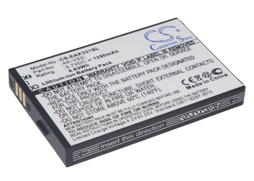 Emporia AK-V33i Battery Replacement for Care Plus CAREplus - 1