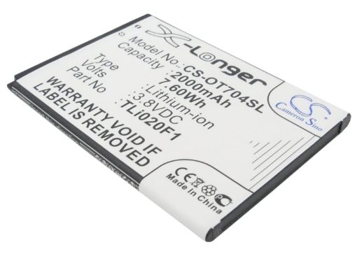 Battery Replacement for Tcl TLi019B2 TLi020F1 TLi020FA TLi020G1 A450TL J720 - 1