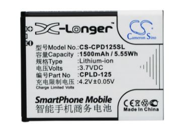 Coolpad CPLD-125 CPLD-134 Battery Replacement for 8017-T00 - 1