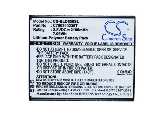 Battery Replacement Blu C786340235T for D630L D630U - 1