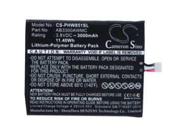 Replacement Battery Philips AB3300AWMC for W8510 Xenium W8510 - 1
