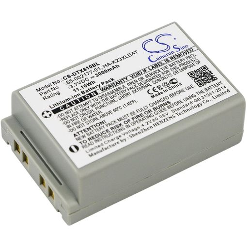 Casio 55-002177-01 HA-K23XLBAT Battery Replacement for DT-X200 - 1