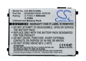 Battery Replacement Unitech 1400-202501G for HT630 HT650 - 1