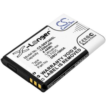 Battery Replacement Doro 380147 DBAA-1000A DBO-1000A for 6821 6881 - 1