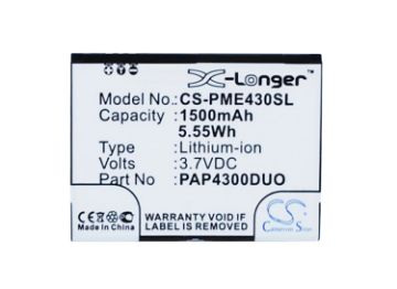 Replacement Battery for Prestigio PAP4300DUO MultiPhone 4300 Duo - 1