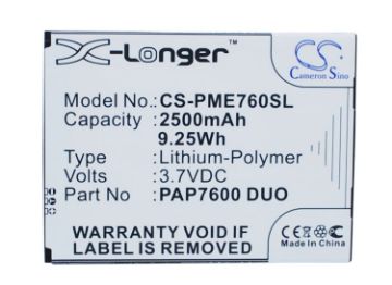 Replacement Battery for Prestigio PAP7600 DUO MultiPhone 7600 Duo - 1