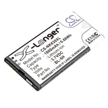 Replacement Battery Nokia BL-5H for Lumia 630 Dual SIM - 1
