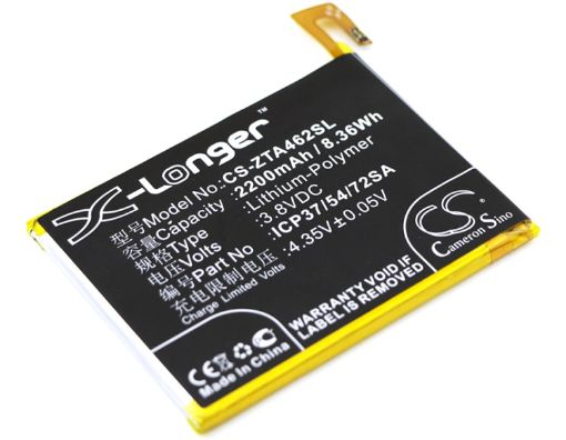 Zte 365371PLV ICP37/54/72SA Battery Replacement for Blade A310 A462 - 1