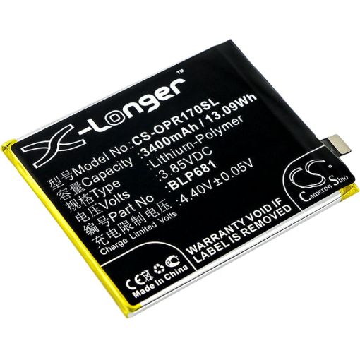 Battery Replacement Oppo BLP681 for PAGT00 R17 - 1
