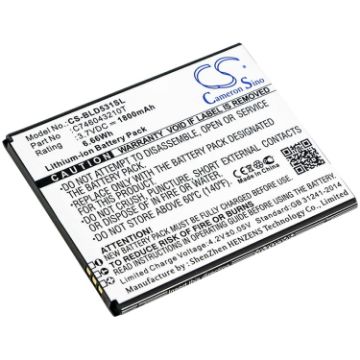 Battery Replacement for Blu C746043210T C746043230T D530K D531K - 1