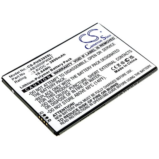 Picture of Battery Replacement Philips AB3000PWMT for CTS395 Xenium S395