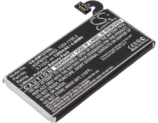 Battery Replacement Sony Ericsson 1253-1155.2 AGPB009-A002 for Pepper Xperia MT27 - 1