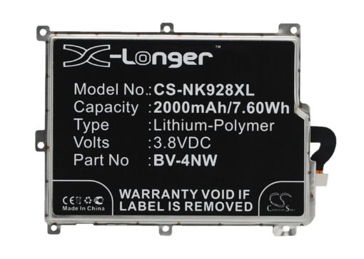 Battery Replacement Microsoft BV-4NW for Lumia 928 RM5250 - 1