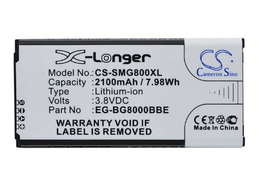 Samsung EB-BG800BBE Battery Replacement for Galaxy S5 Dx & Mini - 1