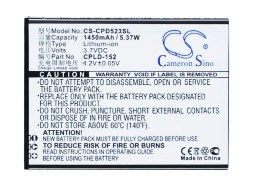 Coolpad CPLD-152 Battery Replacement for 5263 5360 - 1