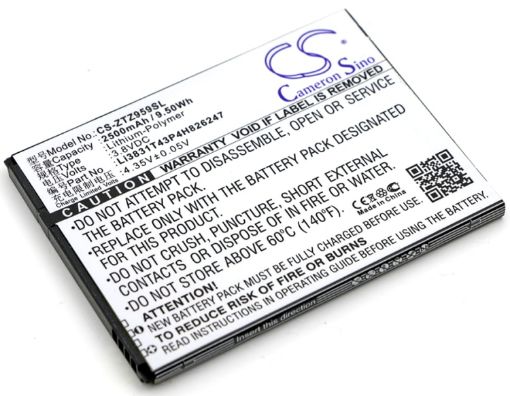 Battery Replacement Zte Li3831T43P4H826247 for GRAND X 3 - 1