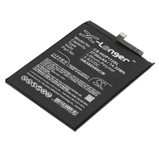 Replacement Battery for Huawei HB386589CW HB386589EBC HB386589ECW Berkeley BKL-AL00 - 1
