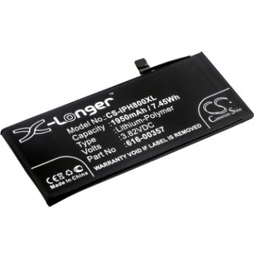 Apple 616-00357 616-00358 Battery Replacement for A1863 iPhone 8 - 1