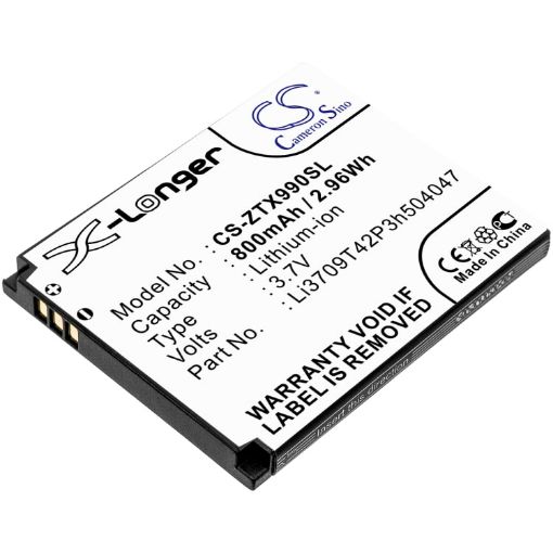 Battery Replacement Li3709T42P3h504047-H for CG990 Easy Touch Discovery 2 - 1