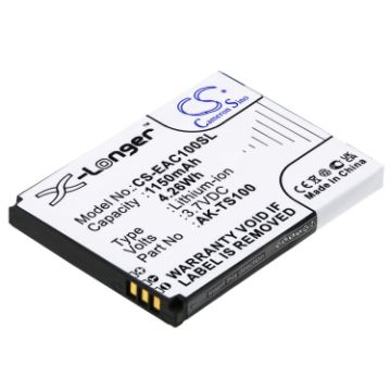 Emporia AK-TS100 Battery Replacement for TELME TS100 & TS100S - 1