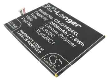Alcatel CAC2000012C2 TLp020C1 TLp020C2 Battery Replacement for One Touch Idol 2 - 1