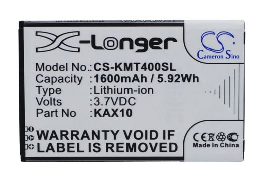 Kazam KAX10 KAX10MXJAK038738 KAX40 Battery Replacement for Trooper X4.0 - 1