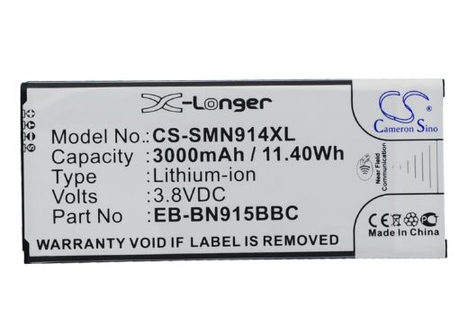 Samsung EB-BN915BBC EB-BN915BBE EB-BN915BBK Battery Replacement for Galaxy Note Edge 4G - 1