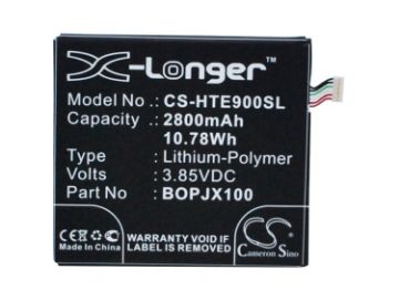 Battery Replacement for HTC 35H00239-00M 35H00239-09M B0PJX100 BOPJX100 - 1