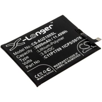 Battery Replacement Asus C11P1709 for X00RD ZA550KL - 1