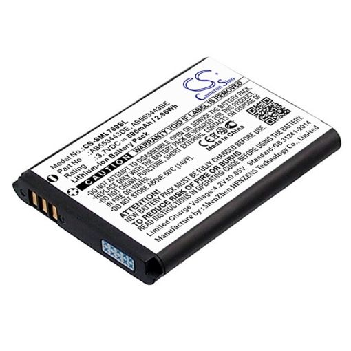 Samsung AB553443BE AB553443DE Battery Replacement for SGH-L760 SGH-L768 - 1