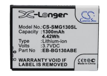 Samsung EB-BG130ABE EB-BG130BBE Battery Replacement for Galaxy Star 2 Duos Young 2 - 1