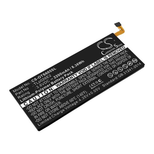 Alcatel CAC2610005CJ TLp026E2 TLp026EJ Battery Replacement for Idol 4 Dual Sim One Touch - 1