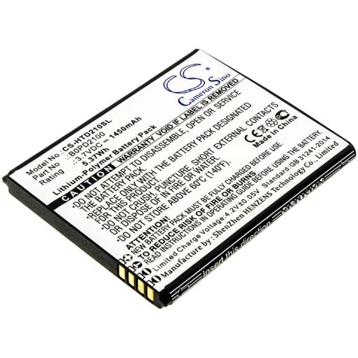 HTC B0PD2100 Battery Replacement for Desire 210 - 1